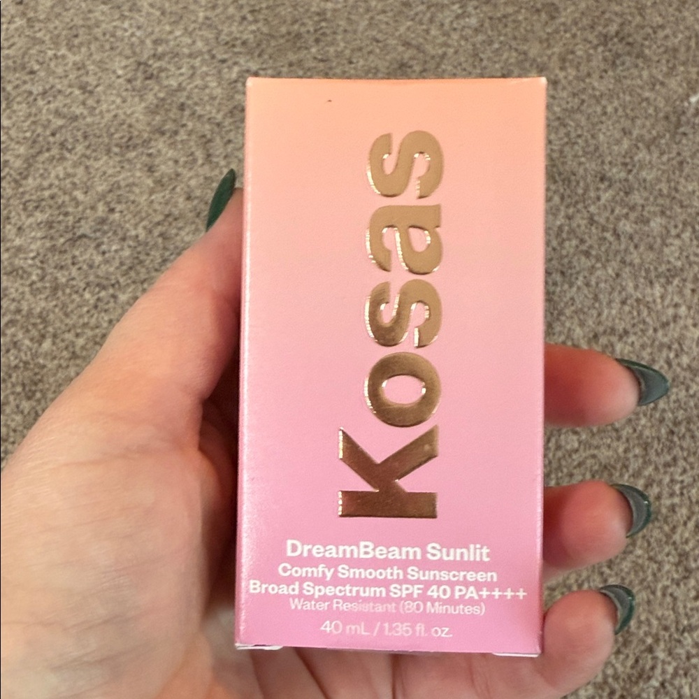 Kosas DreamBeam Sunlit Sunscreen - Pink and Gold Never been open.